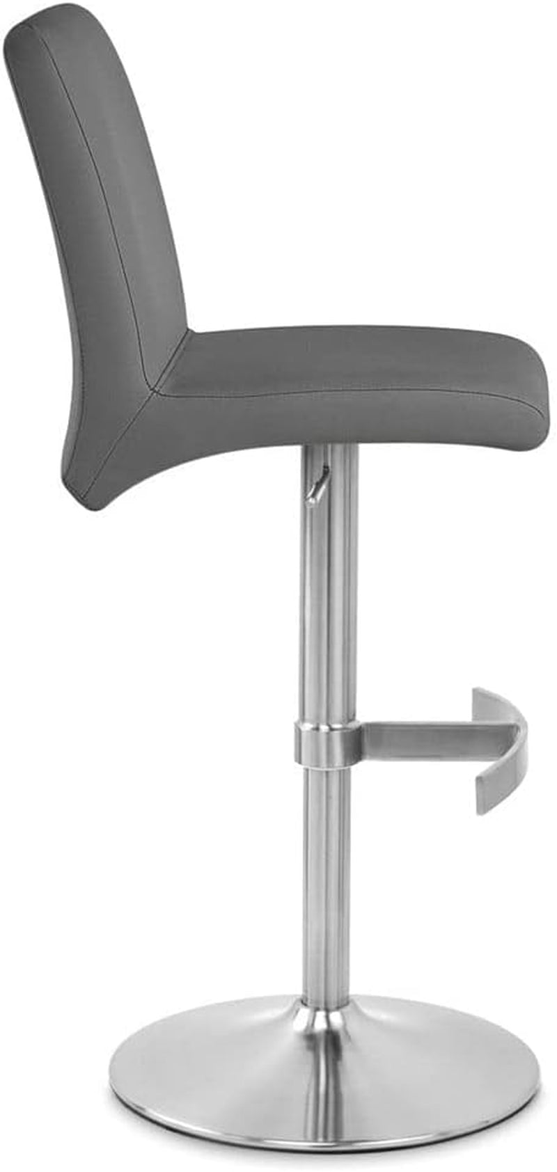 Furniture Modern Coveteur Adjustable Height Swivel Bar Stool in Slate Grey