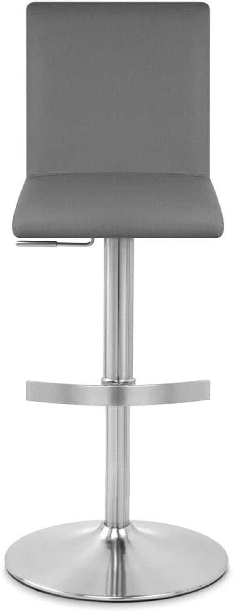 Furniture Modern Coveteur Adjustable Height Swivel Bar Stool in Slate Grey